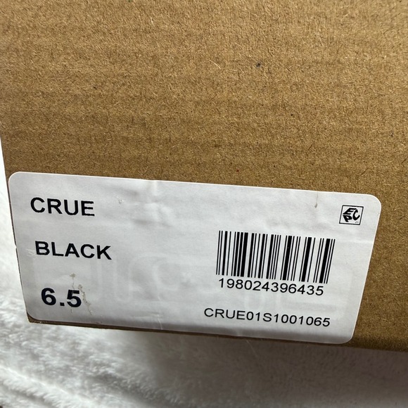 Steve Madden Crue Black‎ Platform Mini Boots Faux Fur Lined Womens 6.5 CRUE01S1
